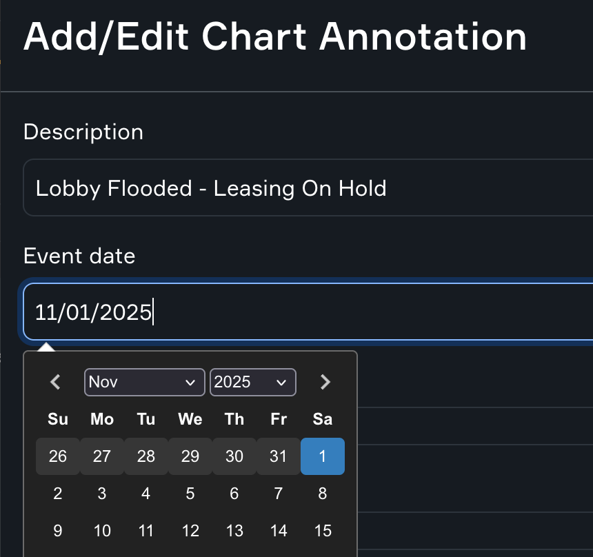Add chart annotation